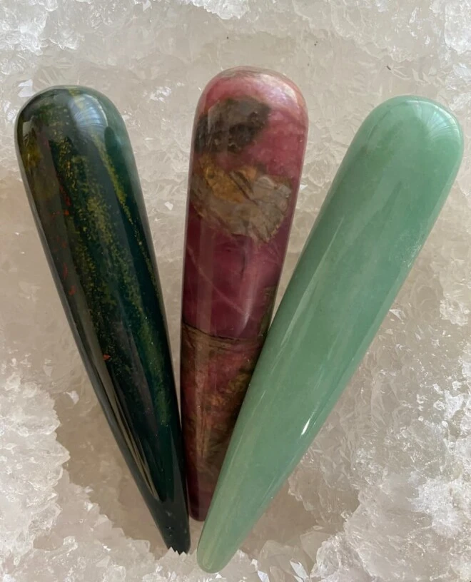 Bâtons de massage en pierre