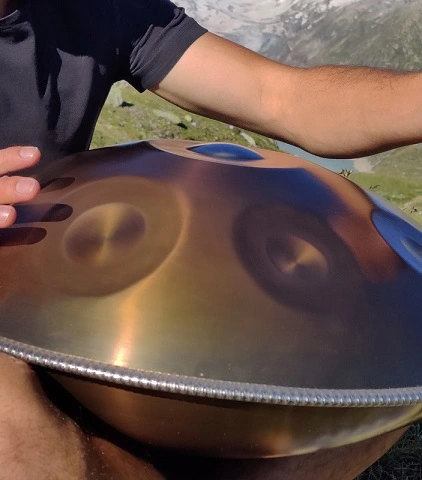 Handpan Hand Pan joué